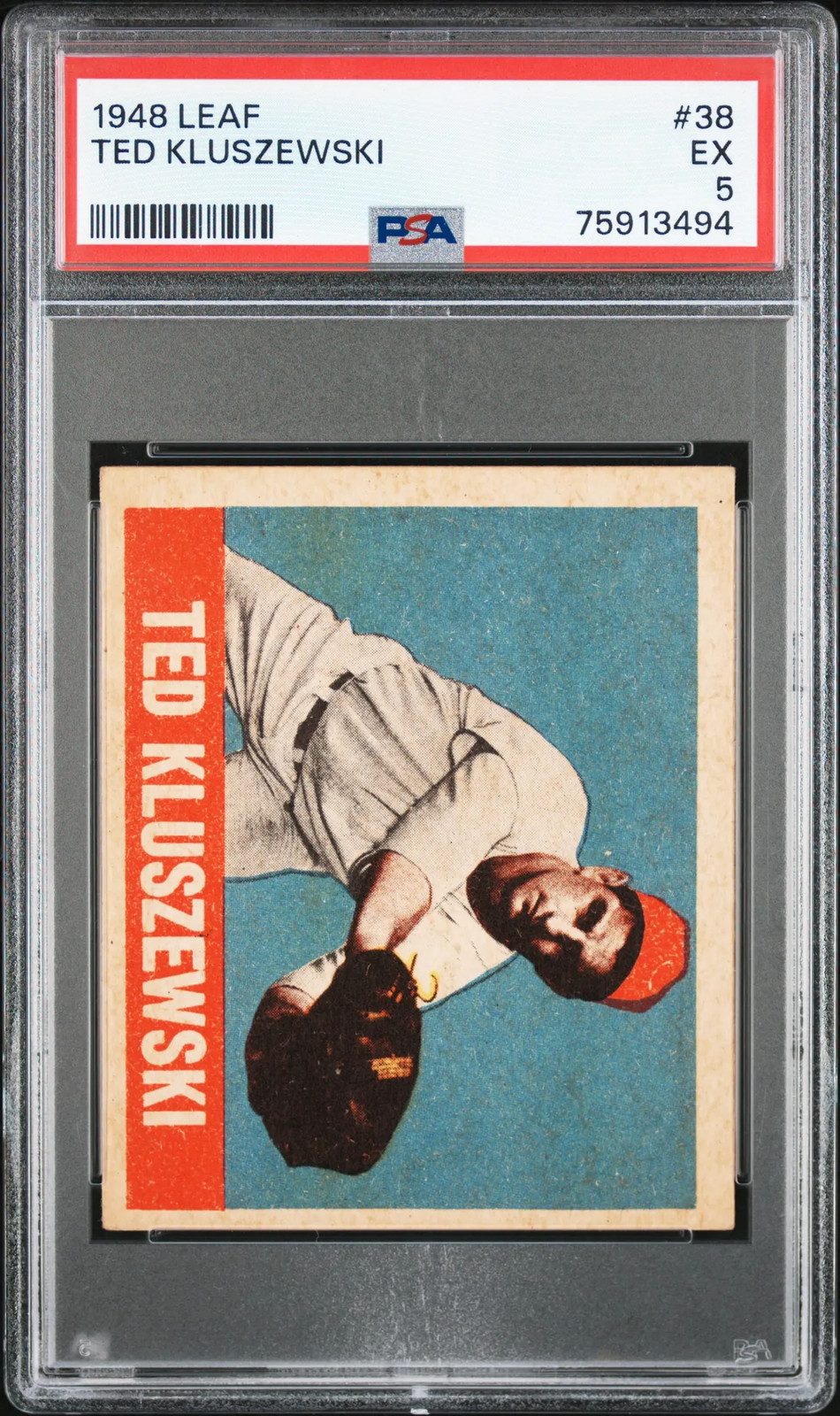 1948 Leaf Ted Kluszewski #38 PSA 5