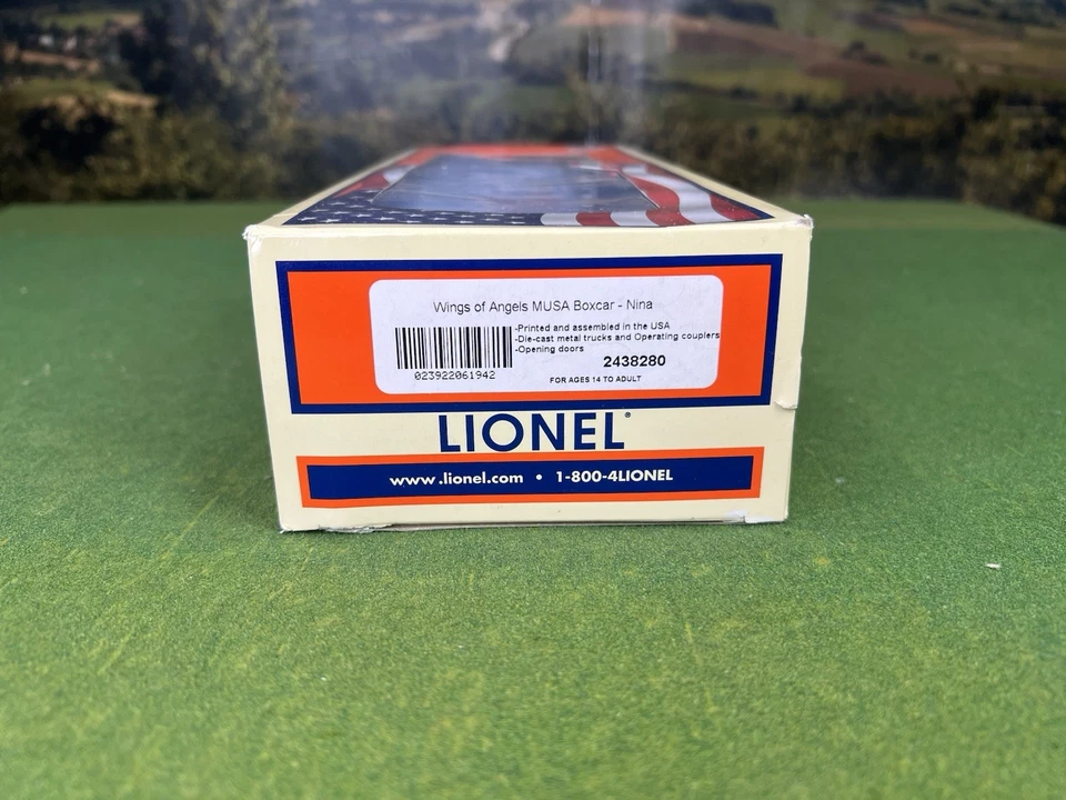 LIONEL 2438280 WINGS OF ANGELS NINA BOX CAR O 027 2024 USA WWII MIB NEW - Image 2 of 4