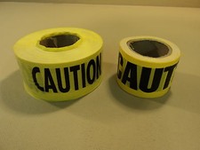 Standard Caution Tape 3-Inch Yellow/Black 2 Rolls