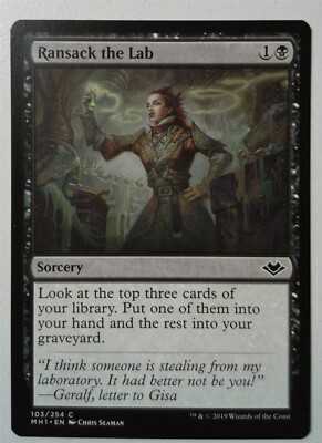 Ransack the Lab *Common* Magic MtG x1 Modern Horizons