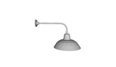 Printle Wand Lampe Metall Straße Wandleuchter Licht Object für Dioramen Zug Sets