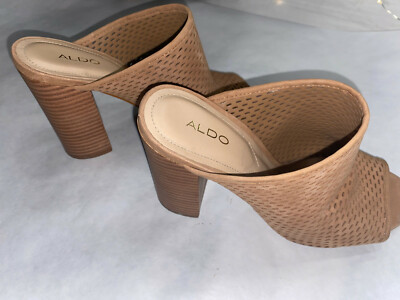 Aldo Women's Mule Mesh Suede Slides 