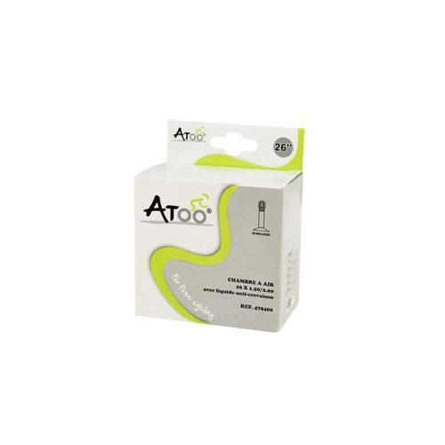 Tige De Selle Atoo 26.6mm X 350mm - Alu Argent - Pour Route/VTT - Neuve