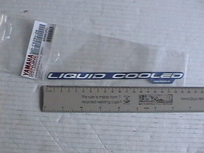 GENUINE YAMAHA  FRONT FAIRING ''LIQUID COOLED'' EMBLEM 1 5WX-F839H-20 TZR50 92-09