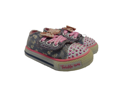 Skechers Girl's Twinkle Toes Sparks Light-Up Sneakers SN10469N