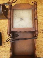 Vintage Trend Electric Wooden Wall Clock 17”