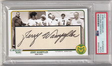 Jerry Wampfler Colorado State Rams University signed autograph card PSA DNA