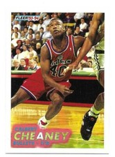 CALBERT CHEANEY 1993-94 FLEER ROOKIE CARD MINT CONDITION