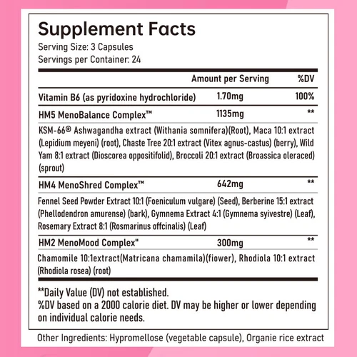NEW! Hormonal Support Capsules Women Balance Hormones & Wellness Natural - Picture 5 of 5