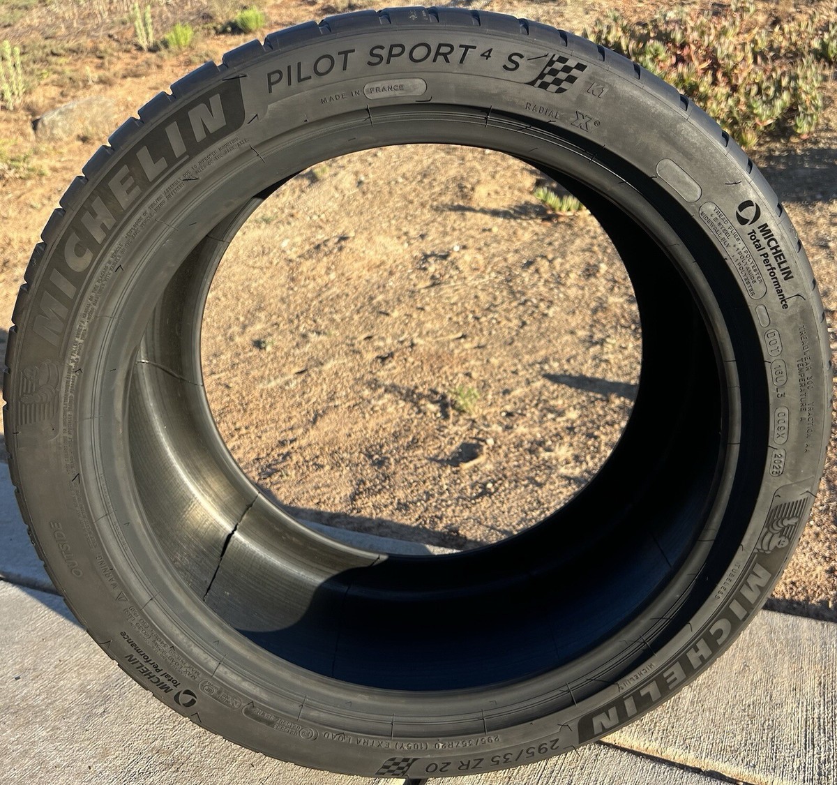 Set of TWO BRAND NEW 295/35ZR20 Michelin Pilot Sport 4S PS4S Tires
