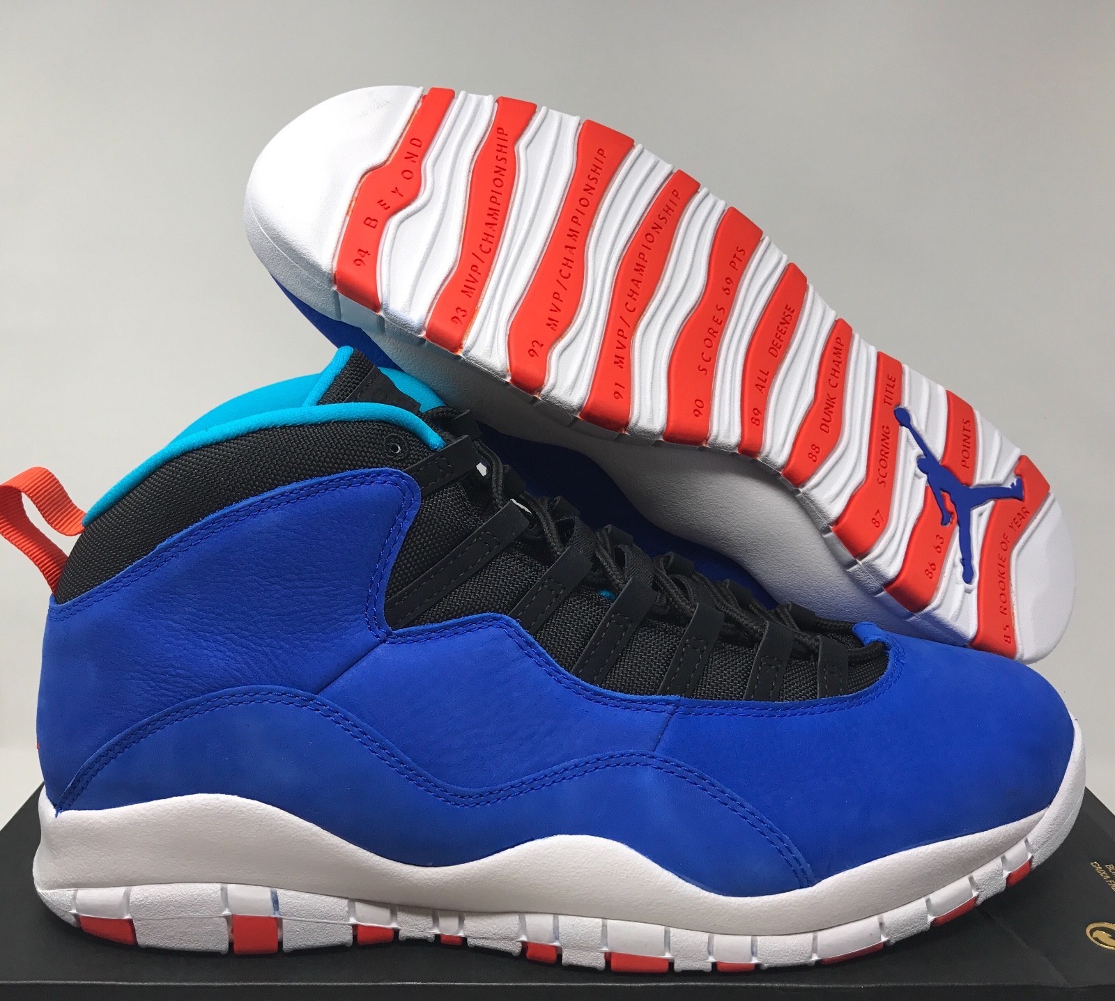 blue and orange retro 10