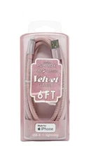 Liquipel Powertek Fast Charge Usb-A to Iphone, Ipad Velvet - Pink