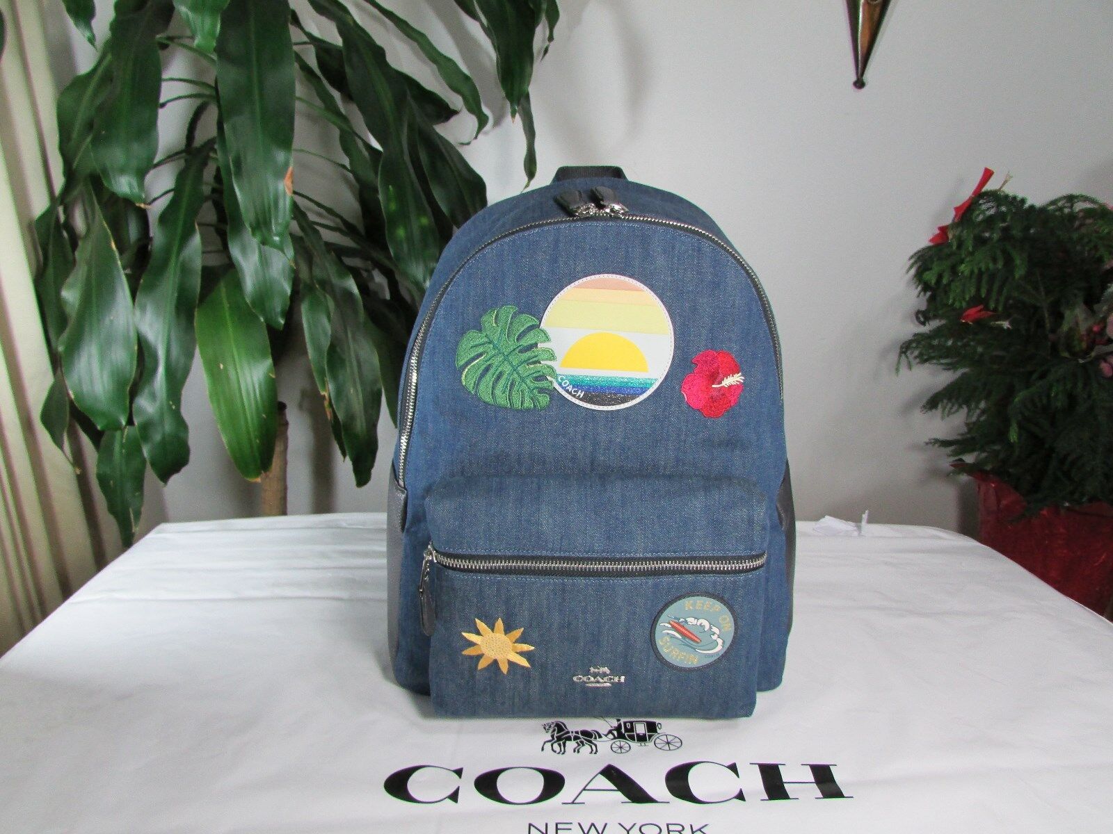 Coach Backpack Denim, Buy Now, Flash Sales, 53% OFF, 