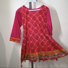Pakistani Indian Cotton Kurti Kameez Casual Wear Size Small