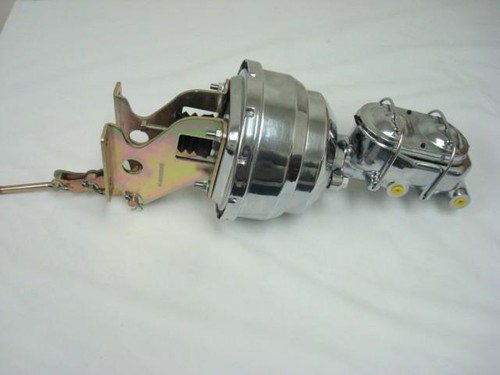 Impala Power Booster + Master Cylinder & Bracket Kit – CHROME For Disc Brake Upgrades