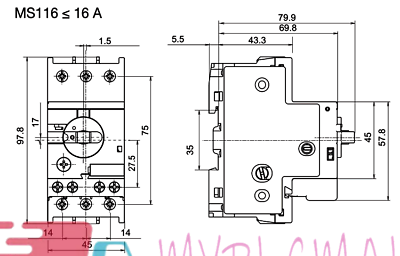 MS116-4.0 - ABB MS116 MANUAL MOTOR STARTER – 3JIndustry