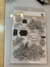 Simon Says Stamp Clear Stamp Set, Sunshine Flowers #sss202374c 