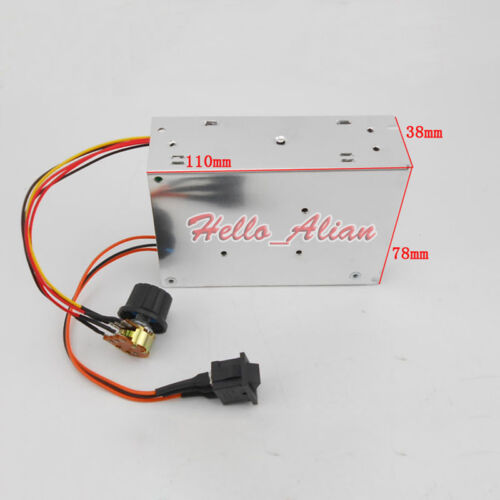 60A DC10V-50V 12V 24V 48V PWM DC Motor Speed Controller CW CCW Reversible Switch - Picture 9 of 9