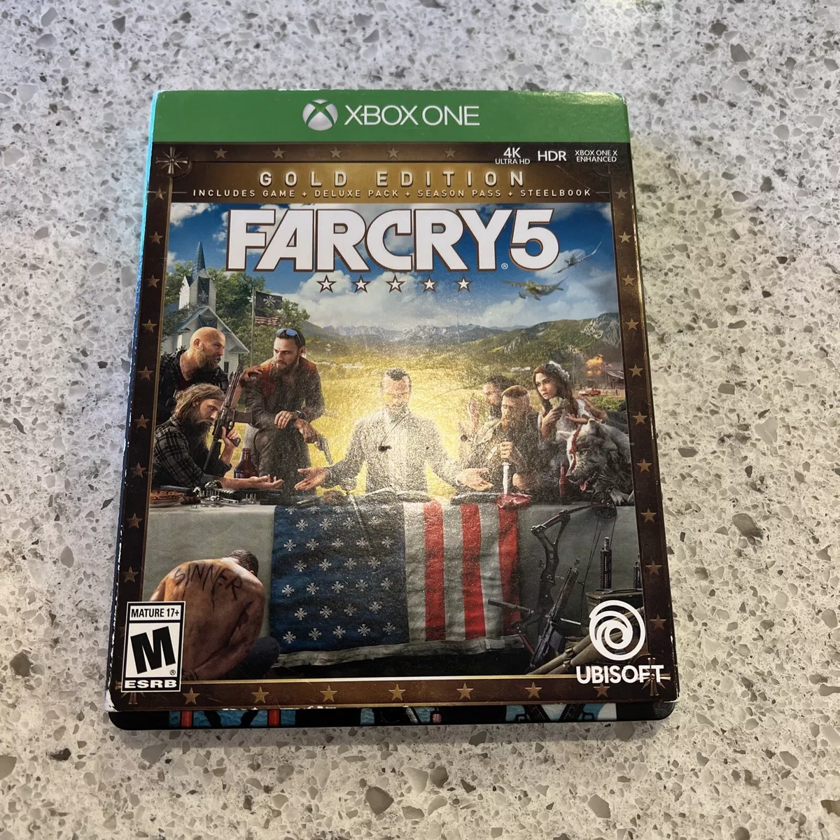  Far Cry 5 Steel book - Xbox One Gold Edition : Video Games