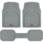 Motor Trend Defender Rubber Car Floor Mats All Weather Spill-Capturing - Gray