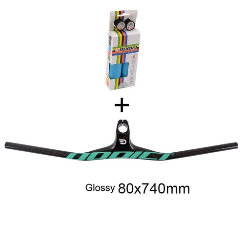 Carbon MTB Bicycle Integrated Handlebar -17° Mountain Bike Flat Bar 690-800mm - Picture 31 of 38
