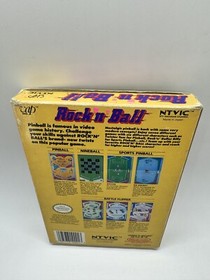 Rock 'n' Ball (Nintendo Entertainment System, 1990) NES CIB Complete - Tested