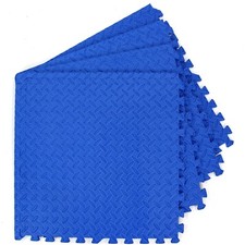 Image of Interlocking Gym Yoga Mats Anti-Fatigue EVA Soft Foam Exercise Play Floor Tiles