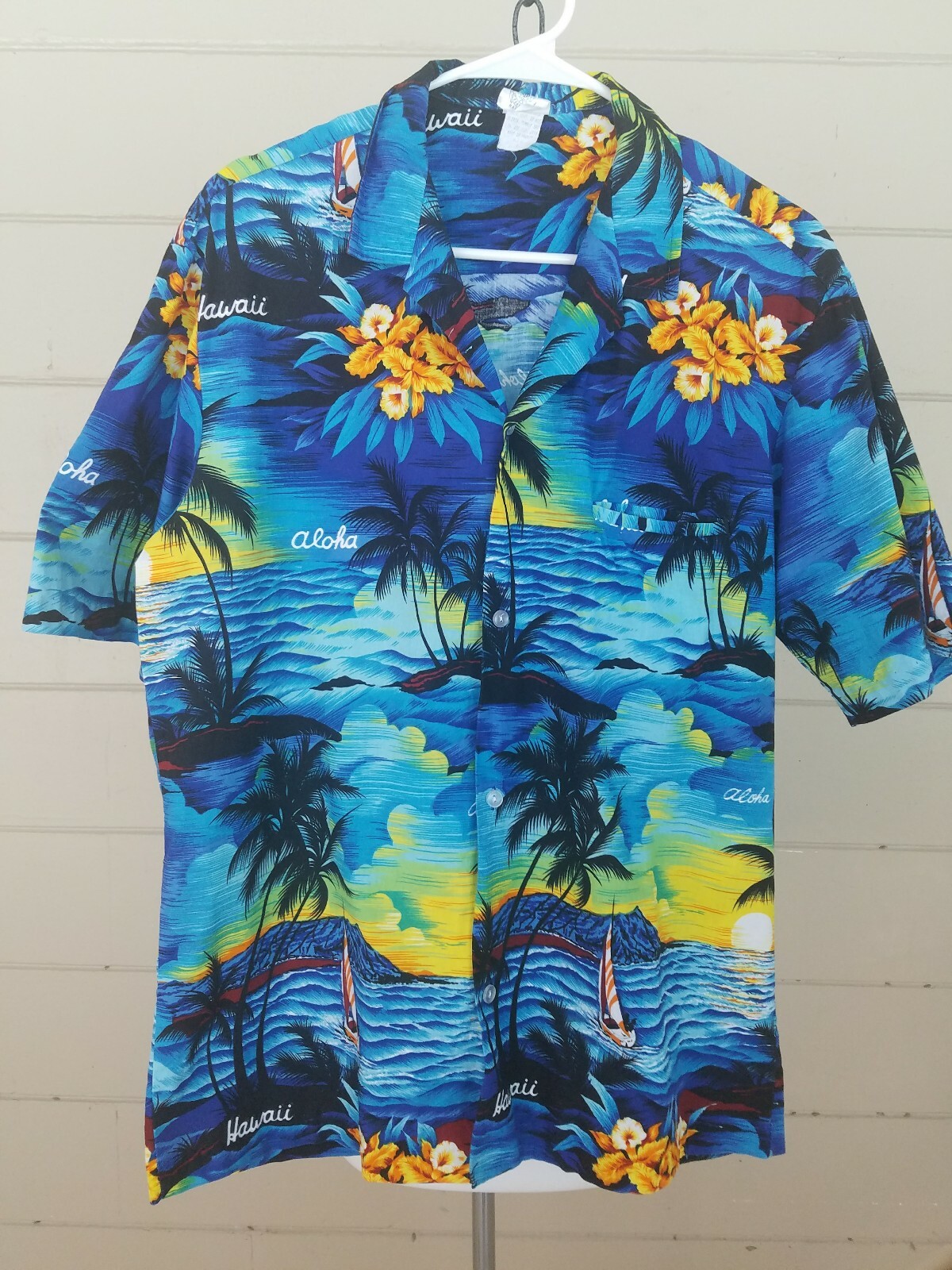 Royal Creations Hawaiian Shirt Mens Large Made in Haw… Gem