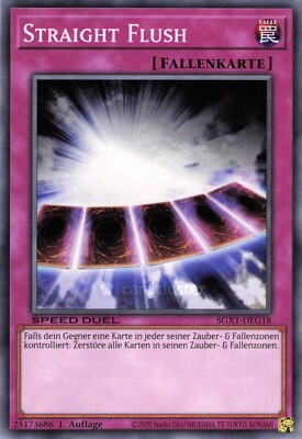 Yu Gi Oh! Straight Flush SGX1-DEG18 Common