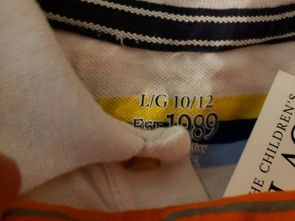 Lote de duas camisas masculinas listradas (Gg 10-12, 12-14) - Imagem 4 de 4