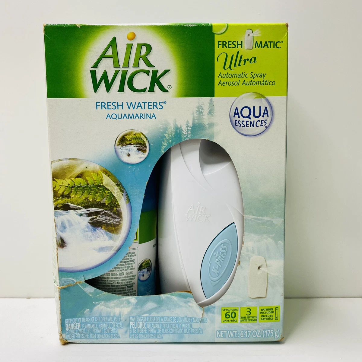 AIR WICK Freshmatic Ultra Fresh Waters Aquamarina Motion Sensor Automatic  Spray