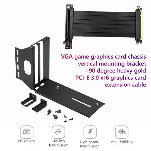 Cavo di prolunga PCIE X16 con staffa verticale per scheda grafica VGA per case P - Bild 7 von 16
