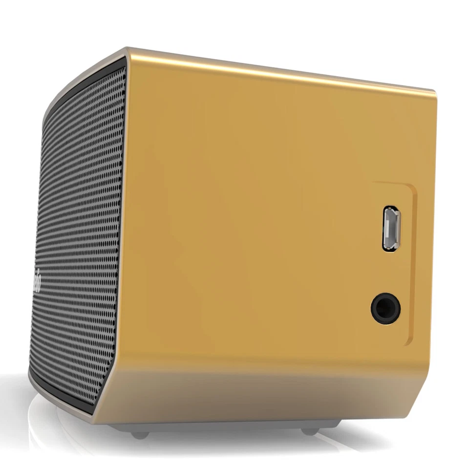 Bluedio BS-3 Mini Lautsprecher Bluetooth Speaker Wireless 3D Stereo MP3 Gold - Bild 3 von 4