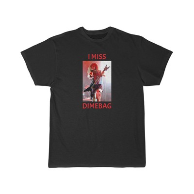 Men's T Shirt - I Miss Dimebag Darrell of Pantera RIP Guitar Legend Damage Plan