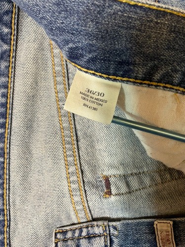 Vintage Polo Ralph Lauren Light Wash Straight Authentic Dungarees Jeans 36 by 30 - Picture 8 of 14
