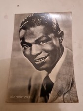 Postcard. Singer. Nat King Cole. 1960s. Vintage
