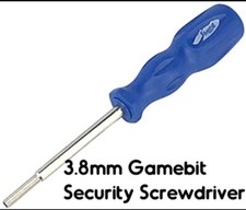 ND 3.8mm Gamebit Security Bit Screwdriver SEGA SNES N64 Gamecube Console