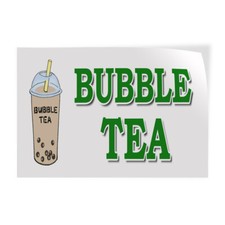 Decal Stickers Bubble Tea Food Fair Truck Restaurant Vinyl Store Sign Label