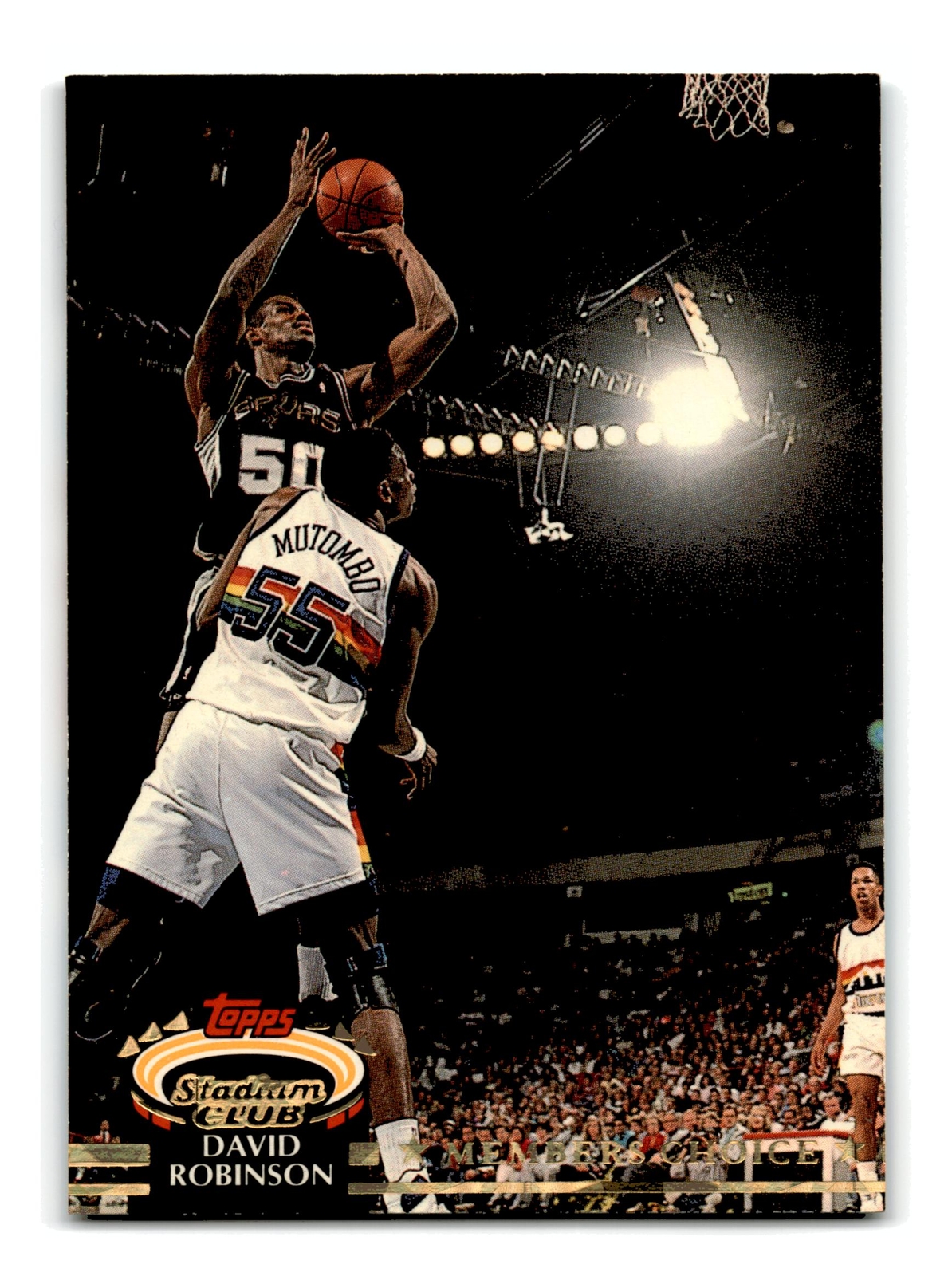 David Robinson 1992-93 Stadium Club Members Only #191a San Antonio Spurs NM-MINT