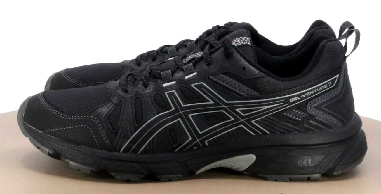 Asics Gel Venture 7 Men's Trail Running Shoes Size 9.5 Black Gray eBay