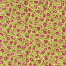 Tulip Tango By Robin Pickens For Moda - Chartreuse Tiny Tulip  #48713-15