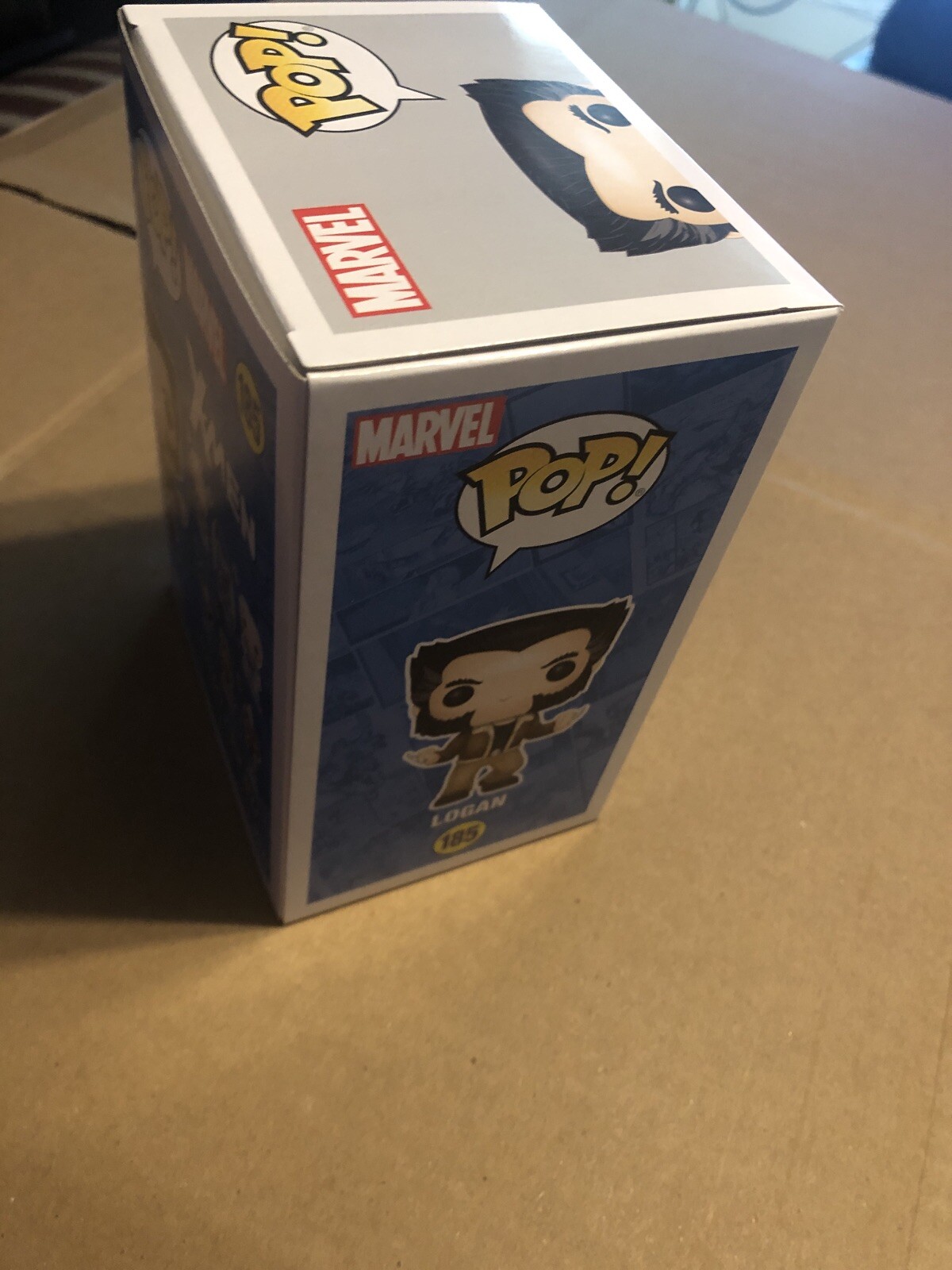 Funko POP! Marvel LOGAN VINYL FIGURE #185 Uncanny X-Men New
