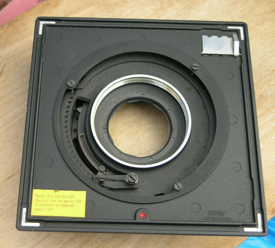 Sinar F & P  later DB  size 3  mount auto & manual set lens board mount f11 f90 - Image 3 of 4