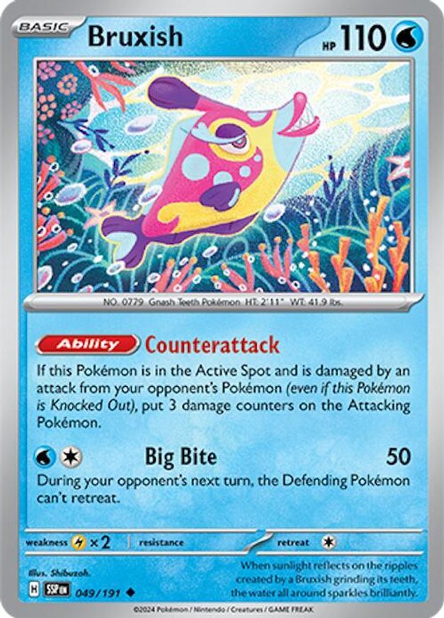 Pokemon Bruxish (49/256) Surging Sparks LP
