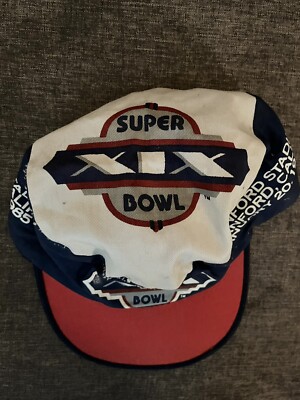 ORIGINAL Super Bowl XIX Official NFL Hat / Stanford Stadium 1985!