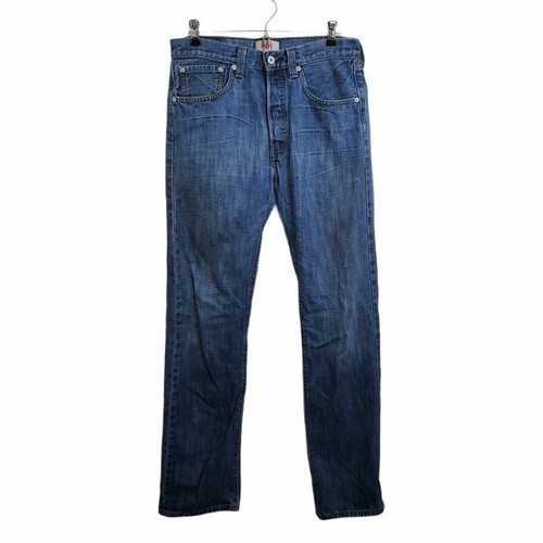 Levis 501 31 x 34 Mens Jeans Straight Leg Button Fly Dark Wash Blue Denim |  eBay