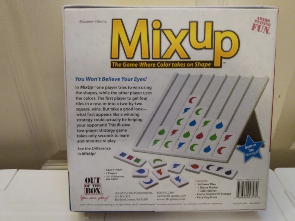 [53/54 Azulejos] Juego Mix Up 2006 Fuera de la Caja - Casi Completo, Falta 1 Azulejo Foto 3 de 4