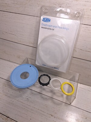 Diaphragm with 3 Flow Rings for Aqua Flush Zurn P6000-ER15 Chemical-Resistant 