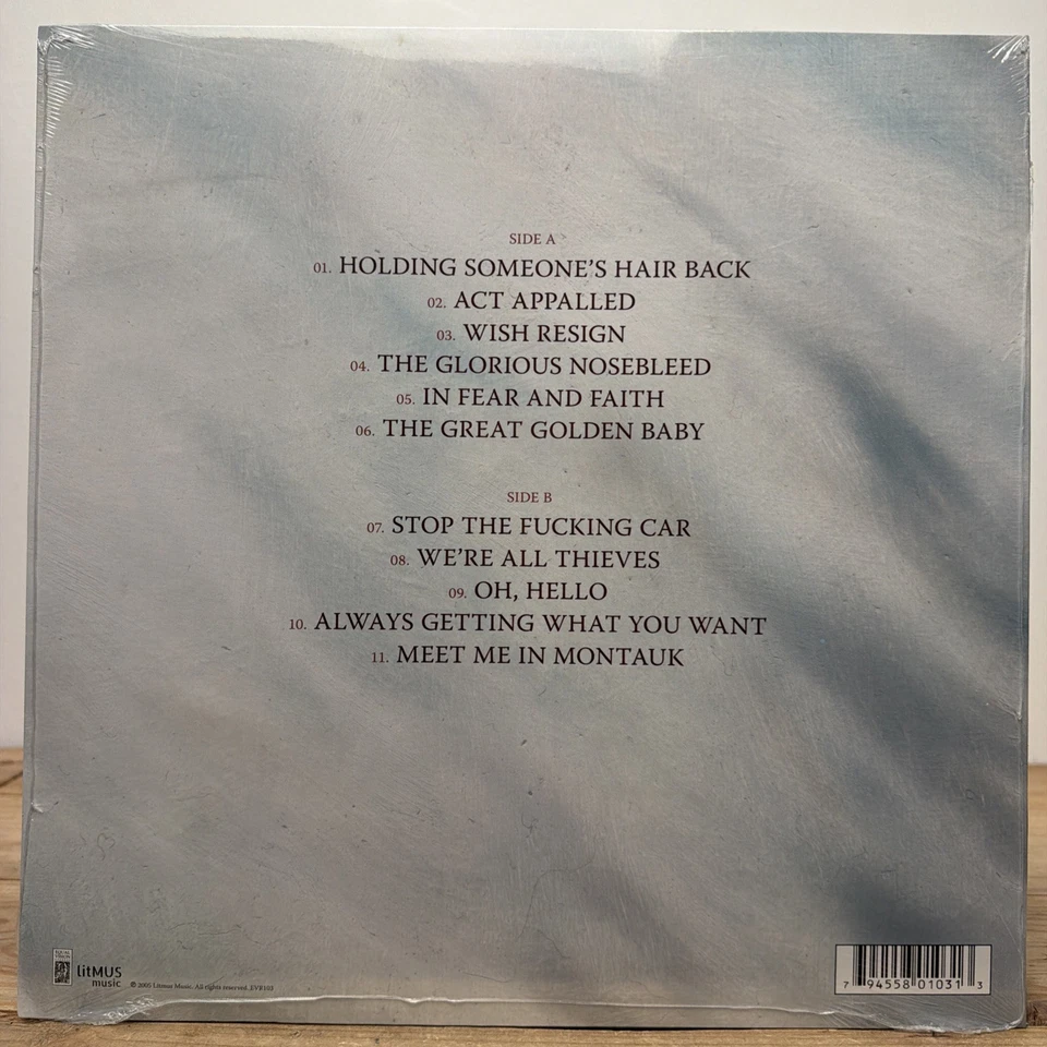 CIRCA SURVIVE - Juturna, Limited BLUE + BLACK SPLATTER COLOR VINYL LP Sealed! - Image 2 of 2