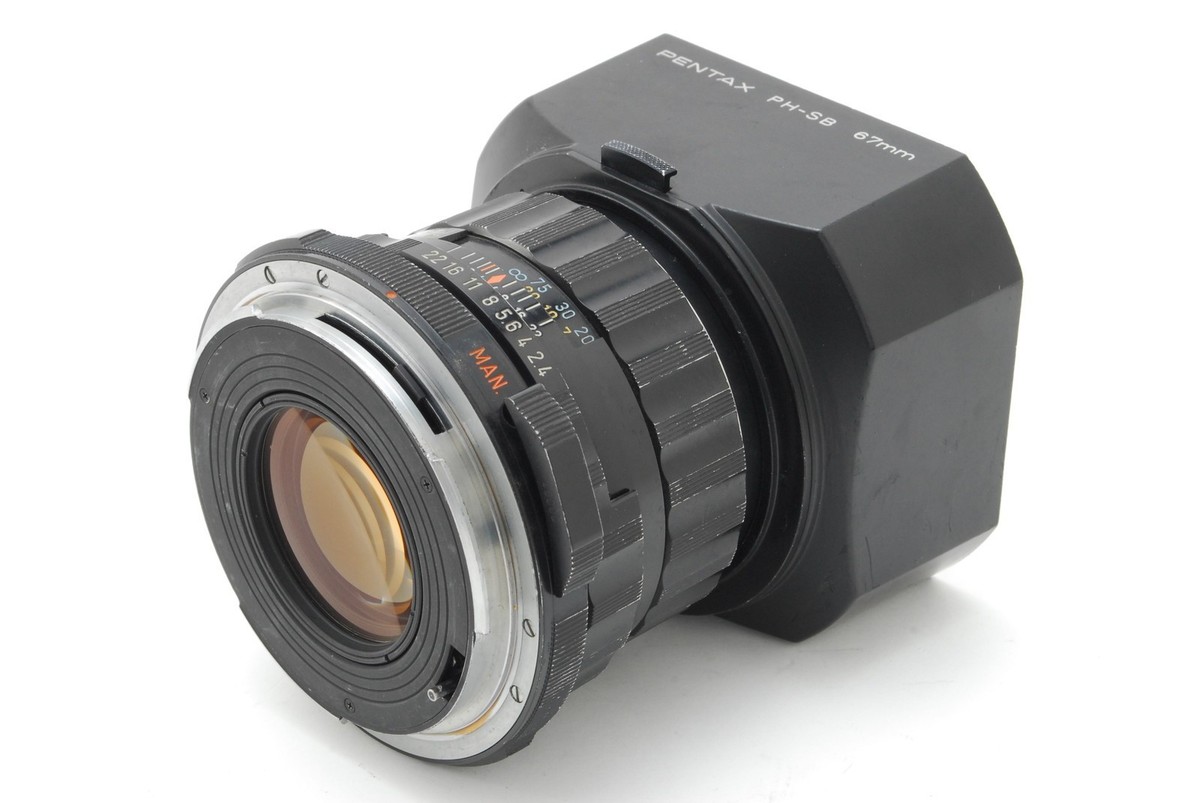 NEAR MINT w/Hood] PENTAX 6x7 67 SMC Takumar 105mm F2.4 MF